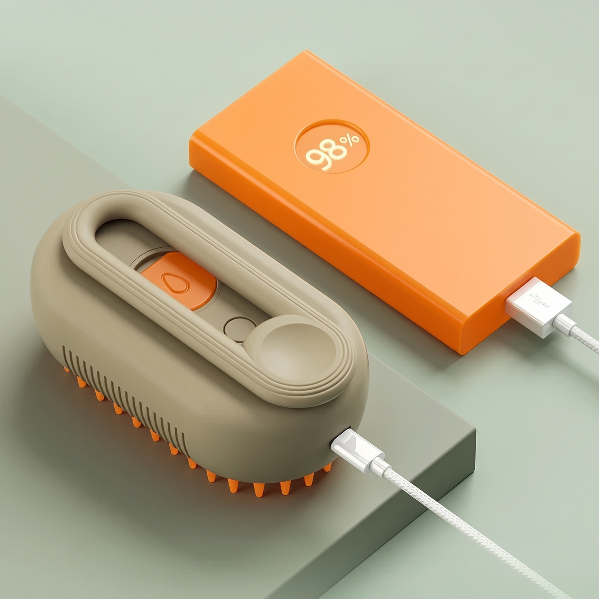 Zovelta VaporBrush - Cepilla, masajea e hidrata