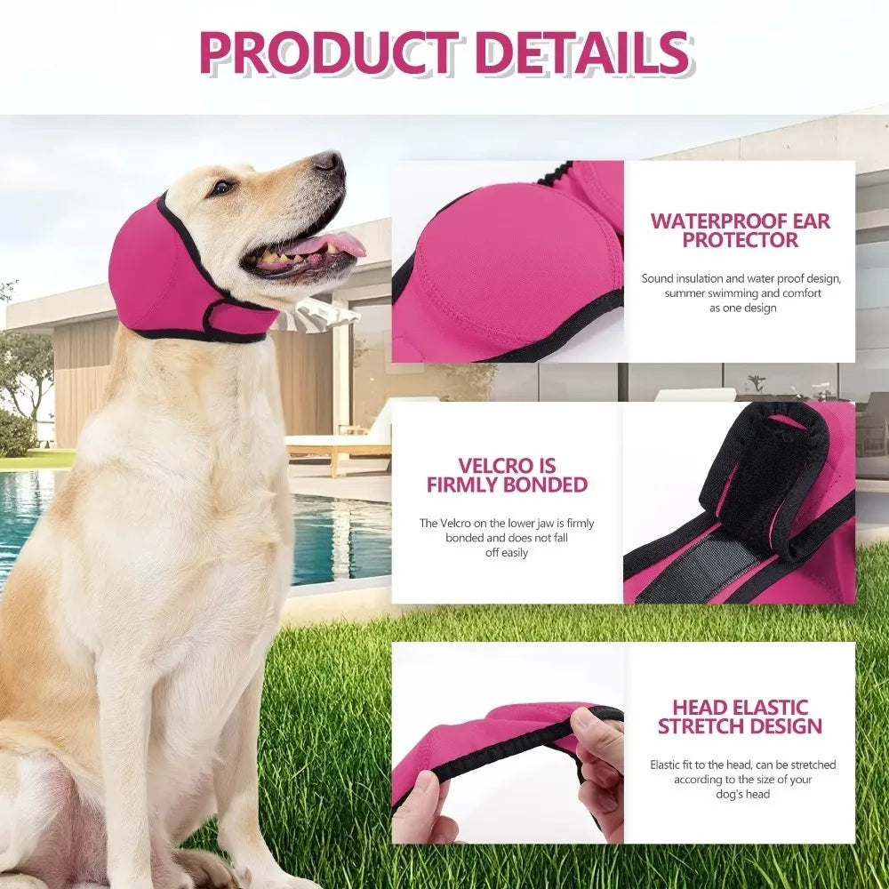 Orejeras de Protección Auditiva para Perros | Antiestrés, Reducción de Ruido e Impermeables