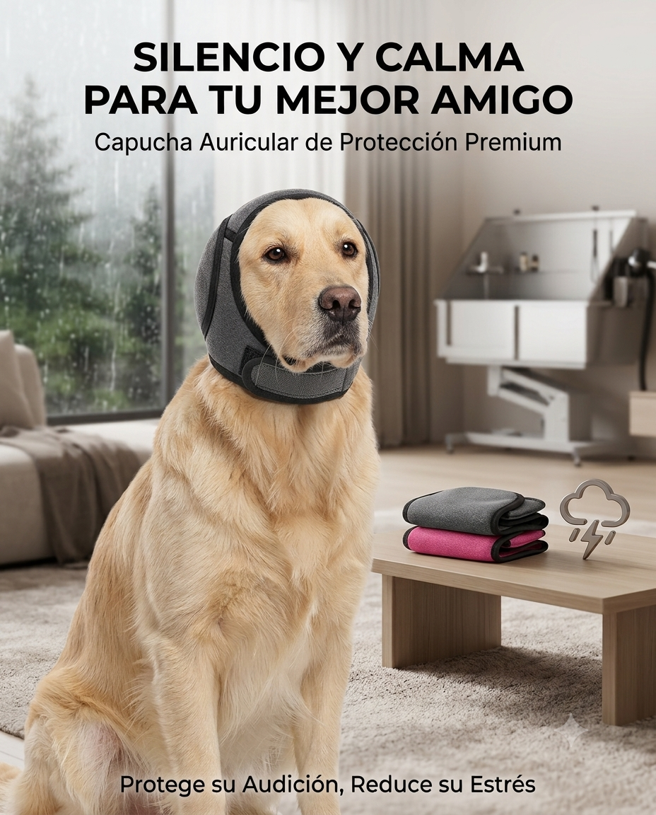 Zovelta NoiseGuard - Orejeras de Protección Auditiva para Perros
