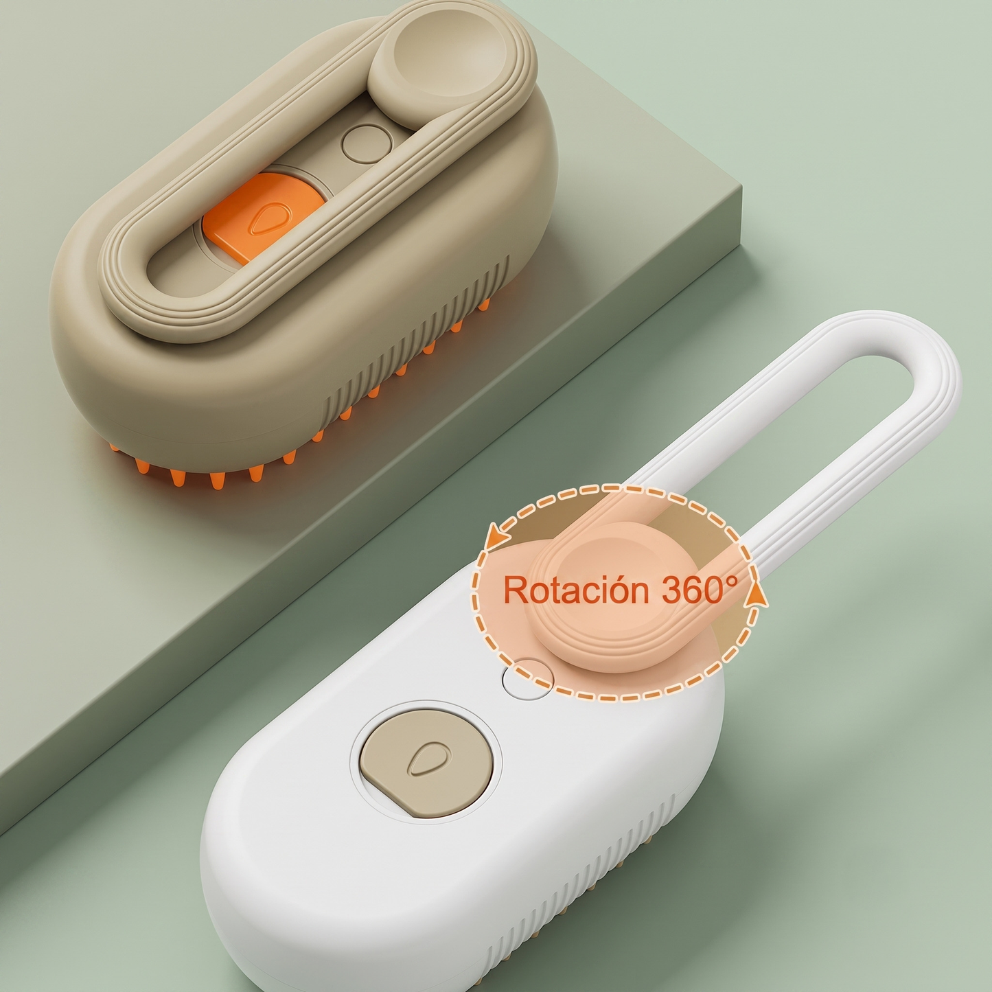 3-in-1 Brush - Brushes, massages, and moisturizes